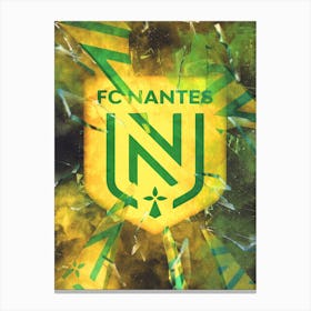 Nantes Brokem Glass 1 Canvas Print