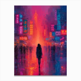 Elena Tupiga Person Painting Of Hong Kong City By Person In T 6736f796 D739 4373 8e27 204b0dba238c 1 Canvas Print