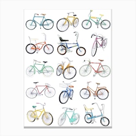 Bicycles Bikes Canvas Print