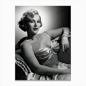 Hungarian American Actress Zsa Zsa Gabor, Circa 1952 Canvas Print