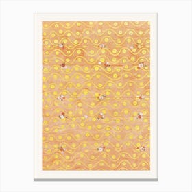 Gold And Orange Framed Print Canvas Print