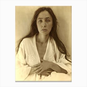 Georgia O'Keeffe portrait Canvas Print