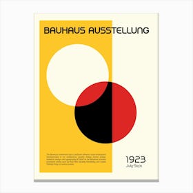 Bauhaus Aus 5 Canvas Print