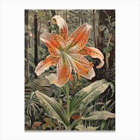 Lily Of The Jungle 2 Canvas Print