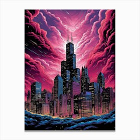 Chicago Skyline 1 Canvas Print