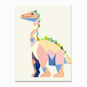 Nursery Dinosaur Art Iguanodon 1 Canvas Print