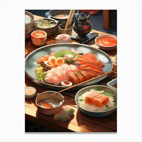 Japanese Food 5 Canvas Print