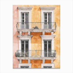 Naples Europe Travel Architecture 4 Canvas Print