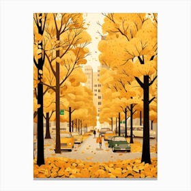 Brasilia In Autumn Fall Travel Art 1 Canvas Print