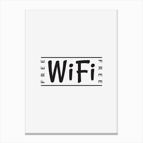 Free Wifi Canvas Print