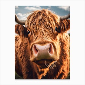 Highland Cow 3 Canvas Print