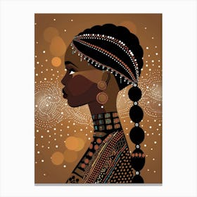 African Woman 189 Canvas Print