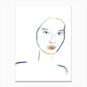 Portrait Of A Woman 20 Canvas Print