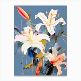 White Lilies 1 Canvas Print