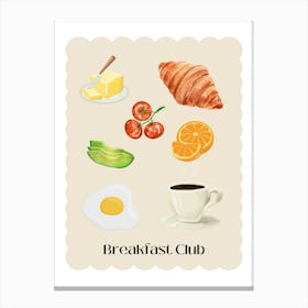 Breakfast Club Poster Canvas Print