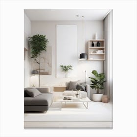 Minimalist Living Room Canvas Print