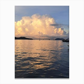 Sunset In Palawan Canvas Print