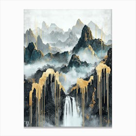 Sierra Madre Golden Peaks - Mystic Layers Canvas Print