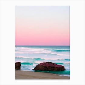 Smiths Beach, Australia Pink Photography  Canvas Print