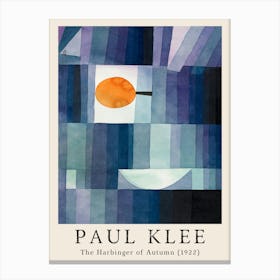 Print 371 Ratio 3x4 Paul Klee The Harbinger Of Autumn 1922 Canvas Print