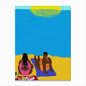 beach day Canvas Print