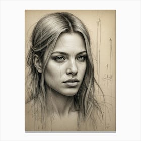 Beautiful Woman Canvas Print