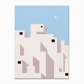 Minimal art abstract building Canvas Print