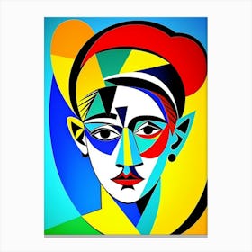 Abstract Portrait Of A Woman Canvas Print