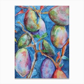 Mango Classic Fruit Canvas Print