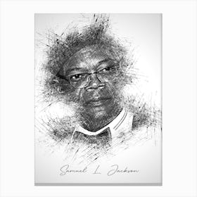 Samuel L Jackson Canvas Print