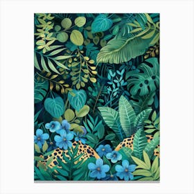 Jungle Wallpaper Canvas Print