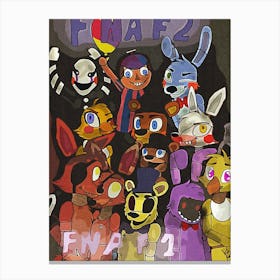 Five Nights at Freddy's Film Canvas Print