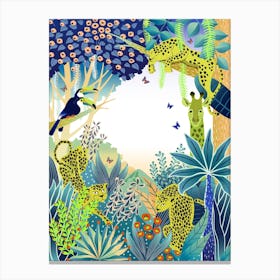 Jungle Animals Canvas Print