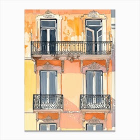 Lisbon Europe Travel Architecture 3 Canvas Print