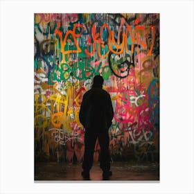 Graffiti Wall 2 Canvas Print