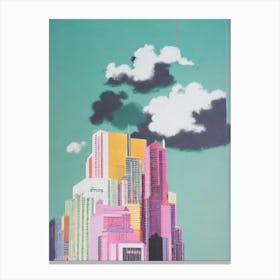 Abstract City Canvas Print
