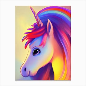 Colorful Unicorn Painting  Canvas Print