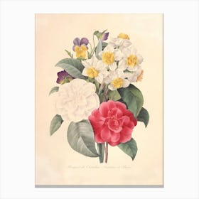 Spring Floral Bouquet Canvas Print