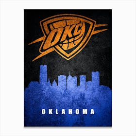 Oklahoma City Thunder Canvas Print