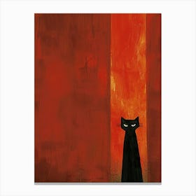 Black Cat 36 Canvas Print