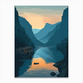 Fjords In Norway 1 Canvas Print