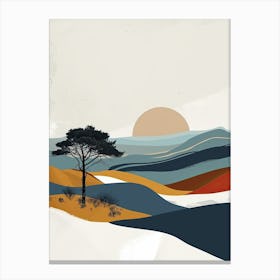 Landscape Boho 1 Canvas Print