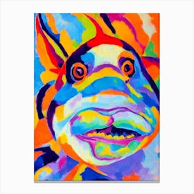 Clown Triggerfish Matisse Inspired Canvas Print