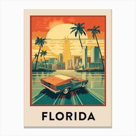 Vintage Travel Poster Florida 2 Canvas Print