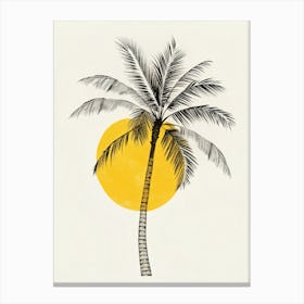 Palm Tree Canvas Print 1 Canvas Print