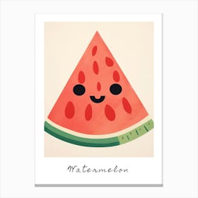Friendly Kids Watermelon 2 Poster Canvas Print
