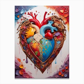 Heart Of Gold Canvas Print