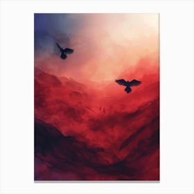 Two Birds In The Sky Canvas Print