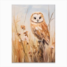 Bird Painting Owl 2 Canvas Print