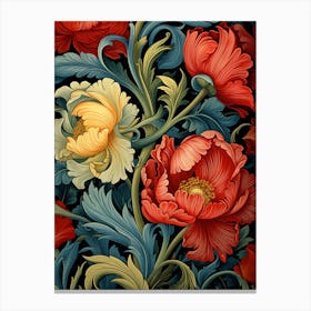 Floral Wallpaper 29 Canvas Print